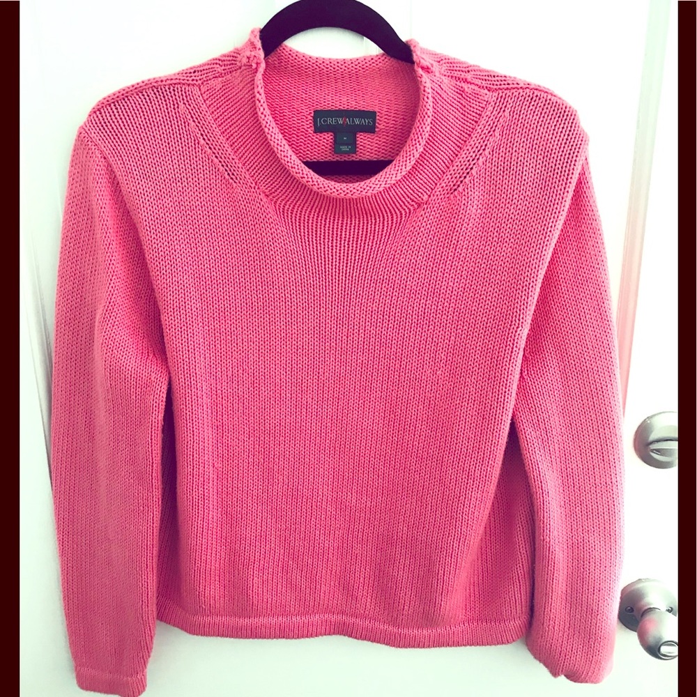 Last Call! Rollneck boxy sweater pink